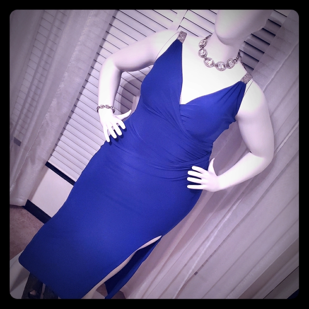 Royal Blue with diamond 💎 staps!